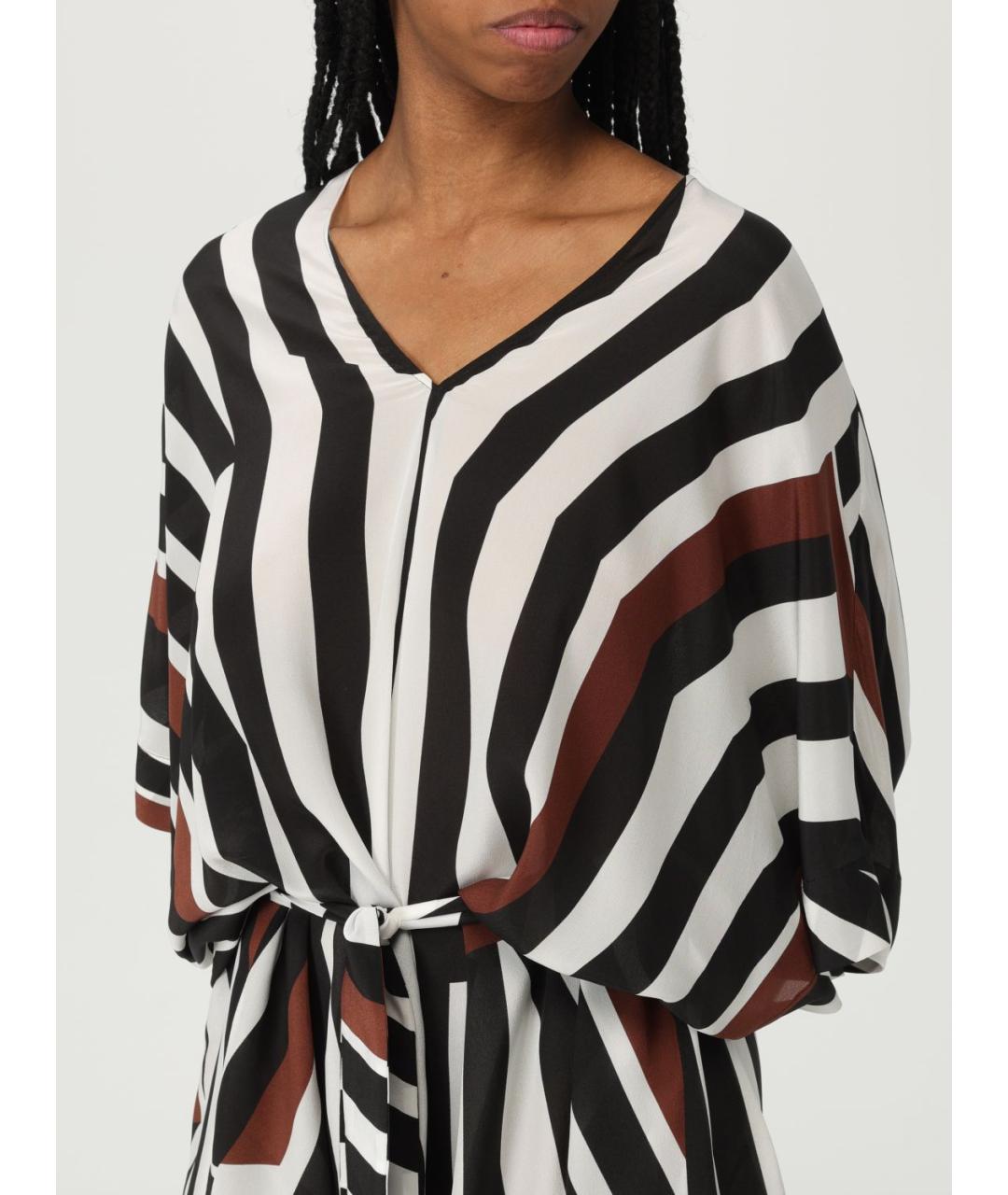 MAX MARA Мульти шелковое платье, фото 5