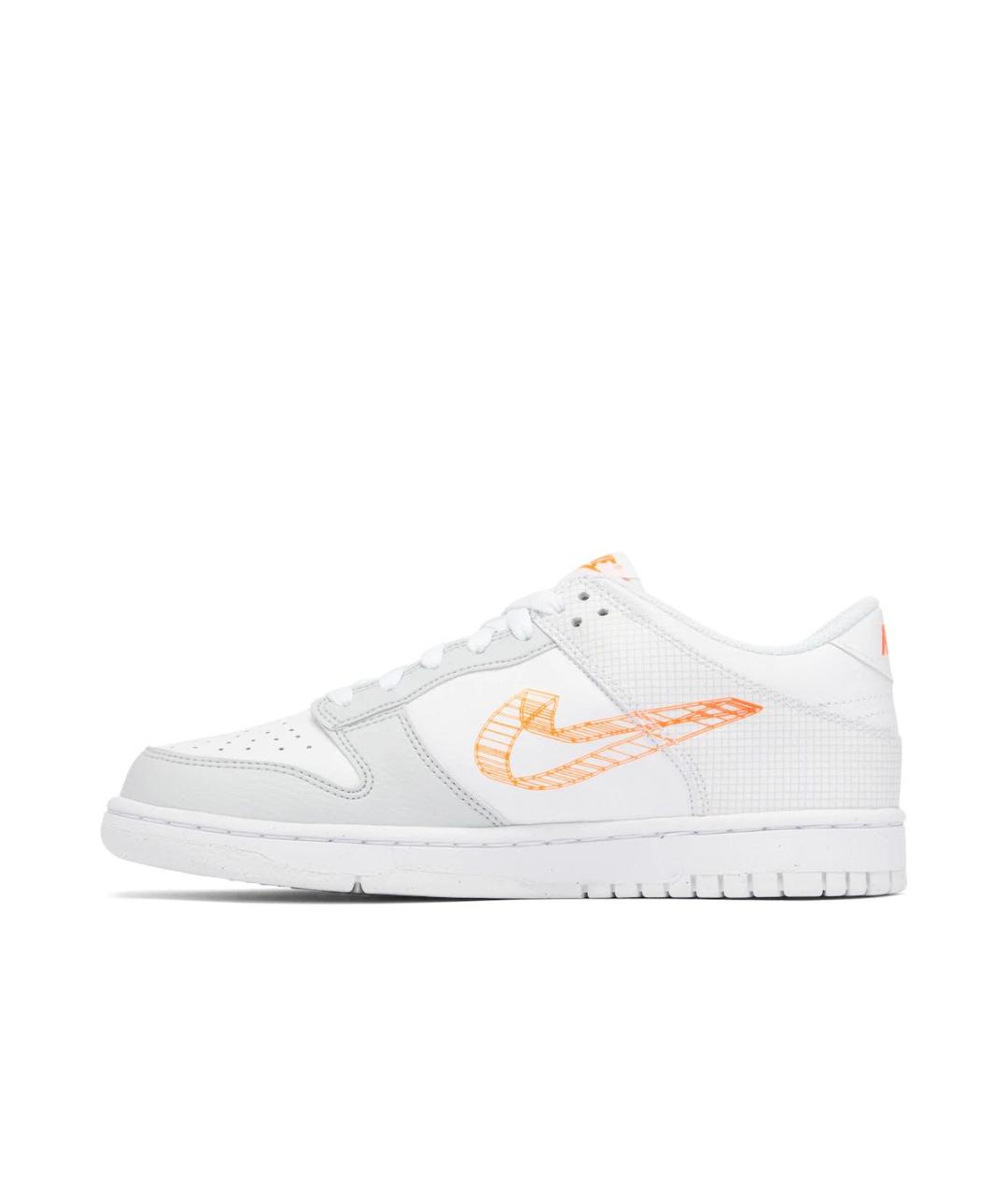 NIKE Белые кожаные кроссовки, фото 7