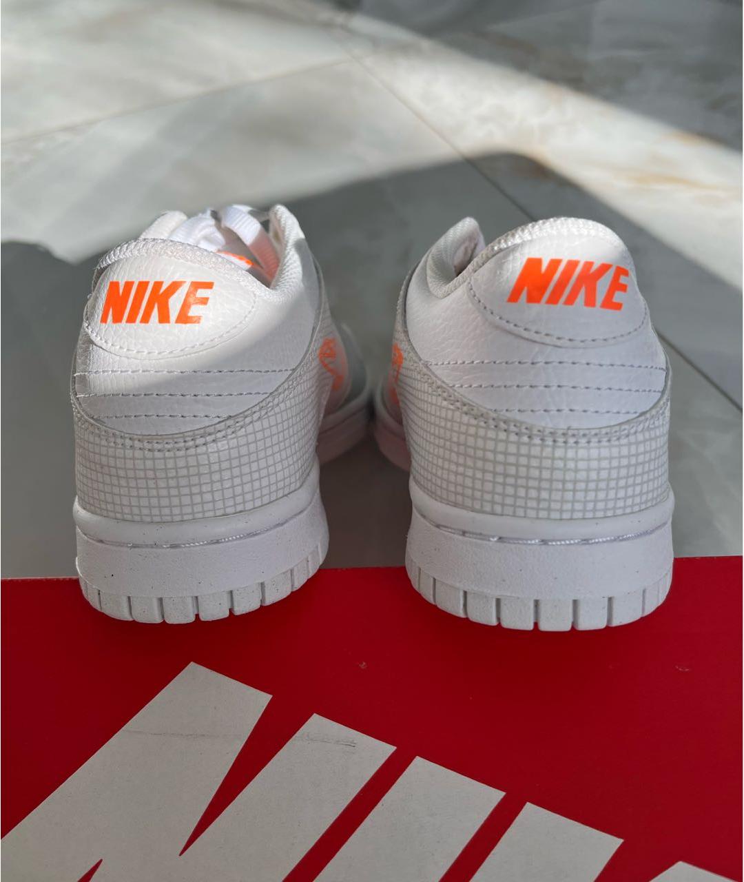 NIKE Белые кожаные кроссовки, фото 6