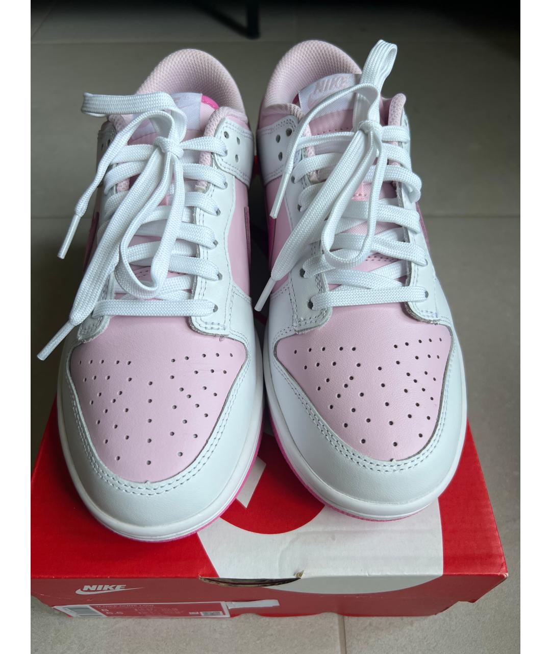 NIKE Розовые кожаные кроссовки, фото 2