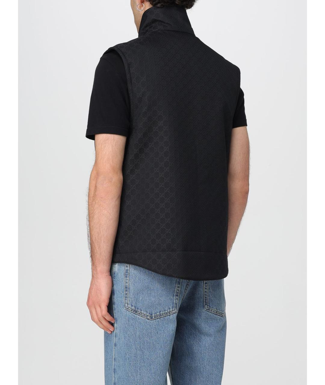 GUCCI Черный жилет, фото 4