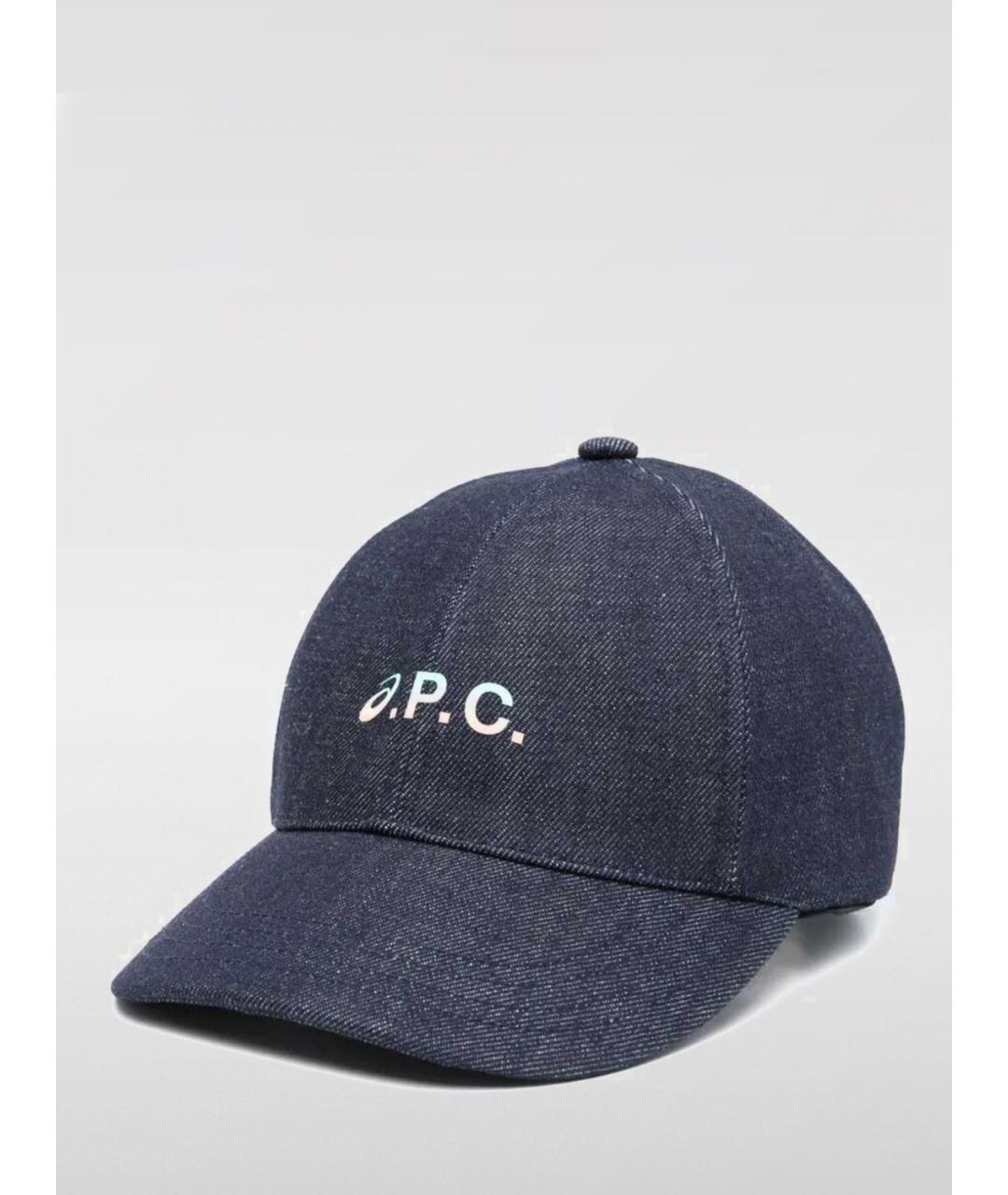 A.P.C. Синяя хлопковая кепка, фото 3