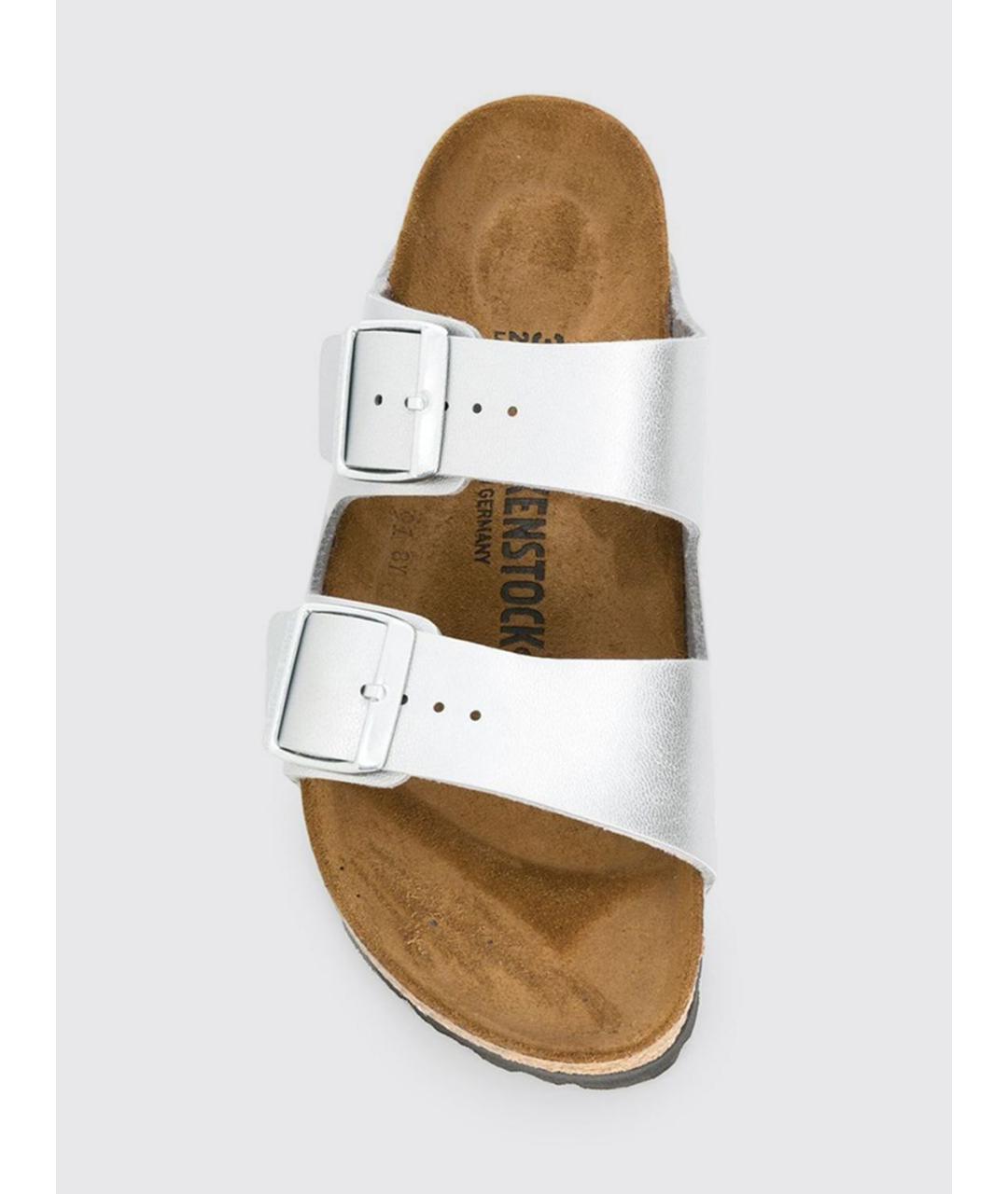 BIRKENSTOCK Серебряные сандалии, фото 4
