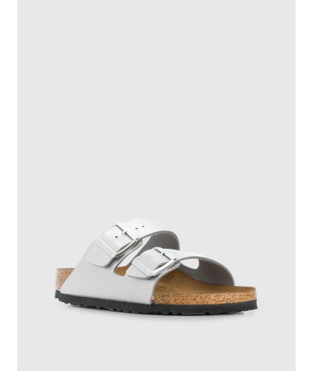 BIRKENSTOCK Серебряные сандалии, фото 2