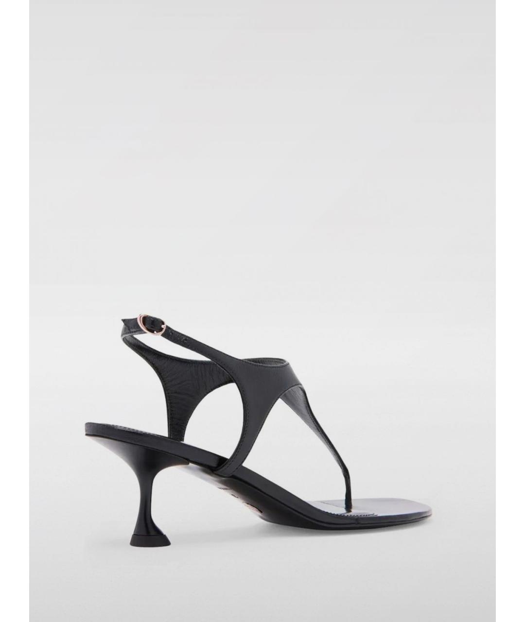 PROENZA SCHOULER Черные кожаные босоножки, фото 3