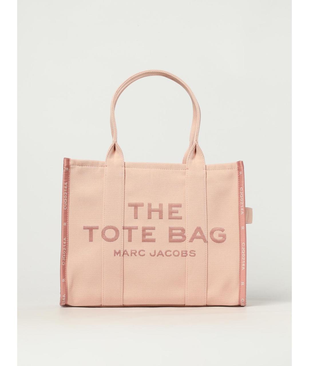 MARC JACOBS Розовая тканевая сумка тоут, фото 4