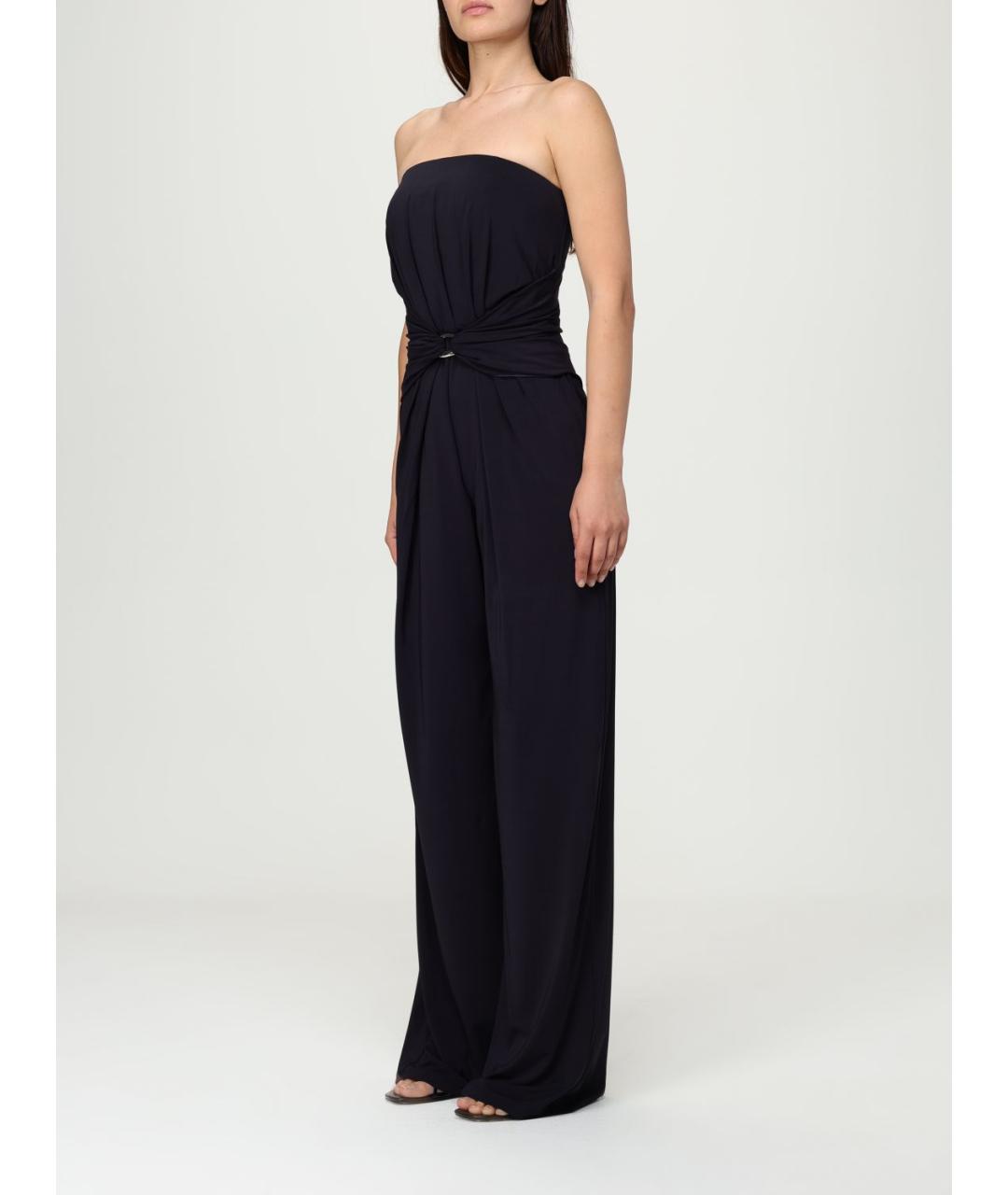 MAX MARA Синий вискозный комбинезон, фото 4