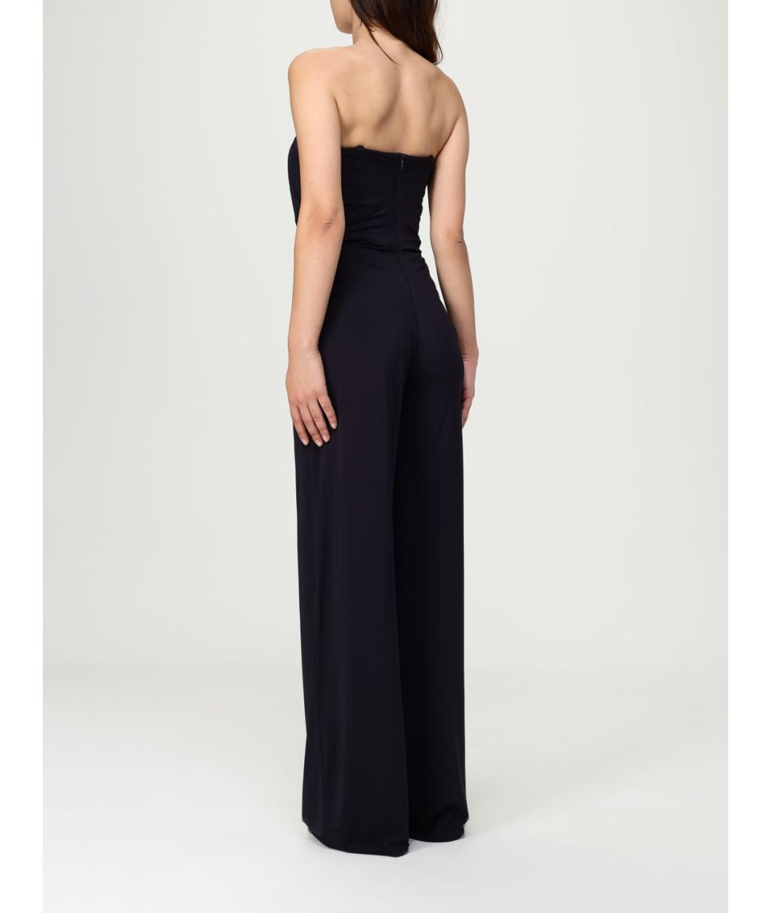 MAX MARA Синий вискозный комбинезон, фото 3