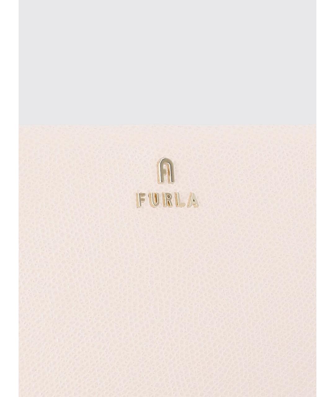 FURLA Розовая кожаная сумка через плечо, фото 4