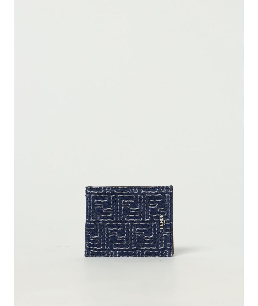 FENDI Синий кошелек, фото 4