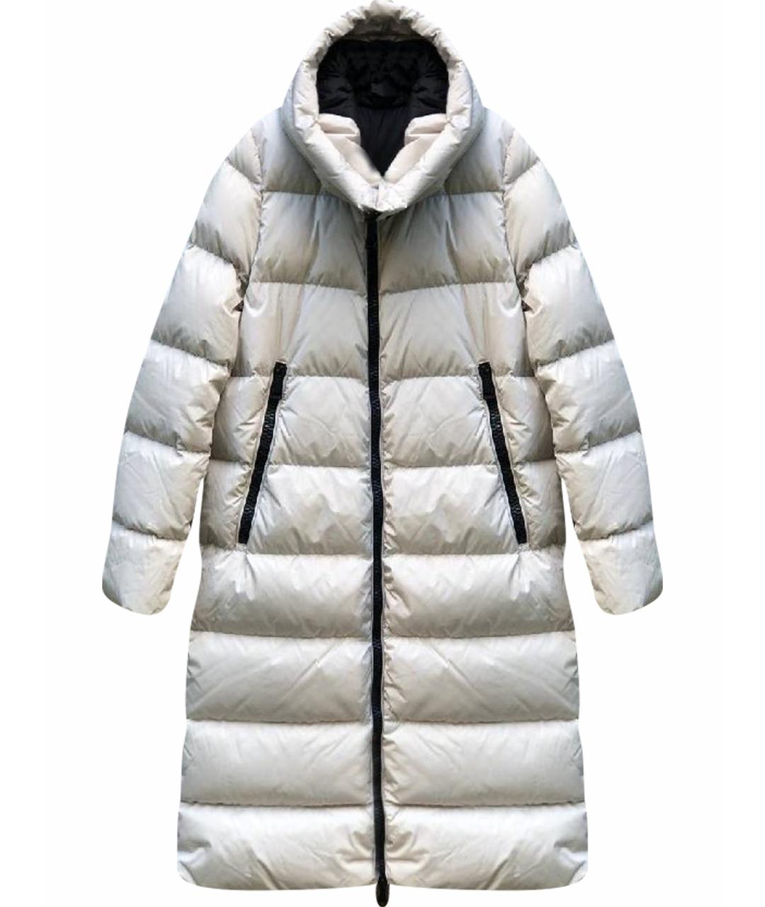 MONCLER Серый пуховик, фото 1