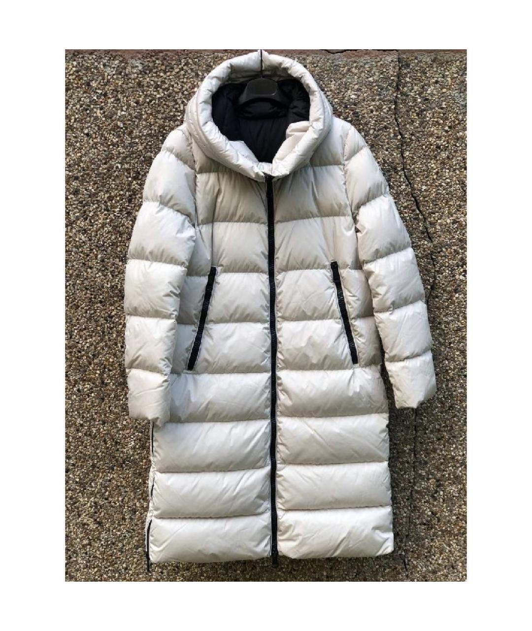 MONCLER Серый пуховик, фото 10