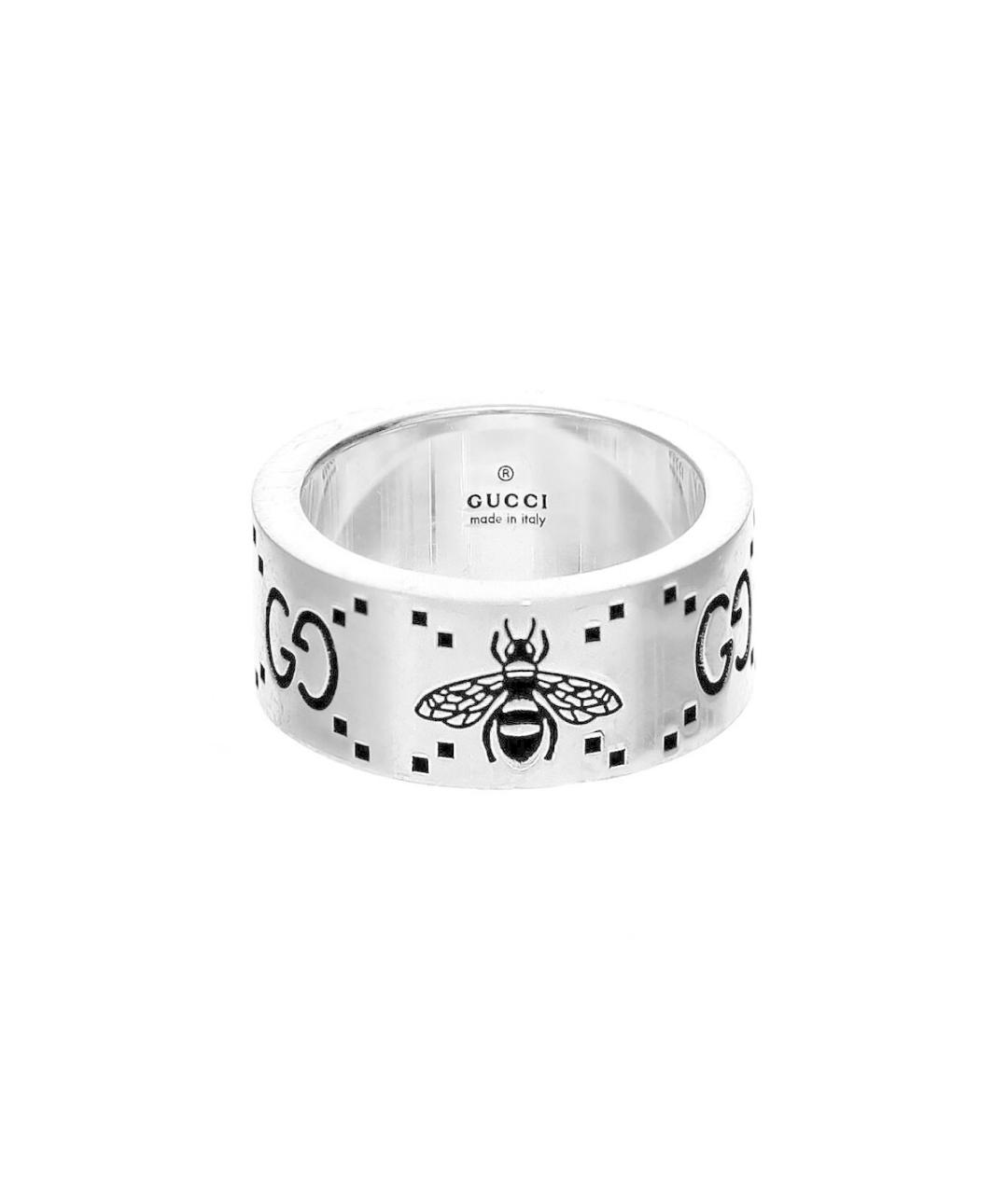 GUCCI Серебряное серебряное кольцо, фото 1
