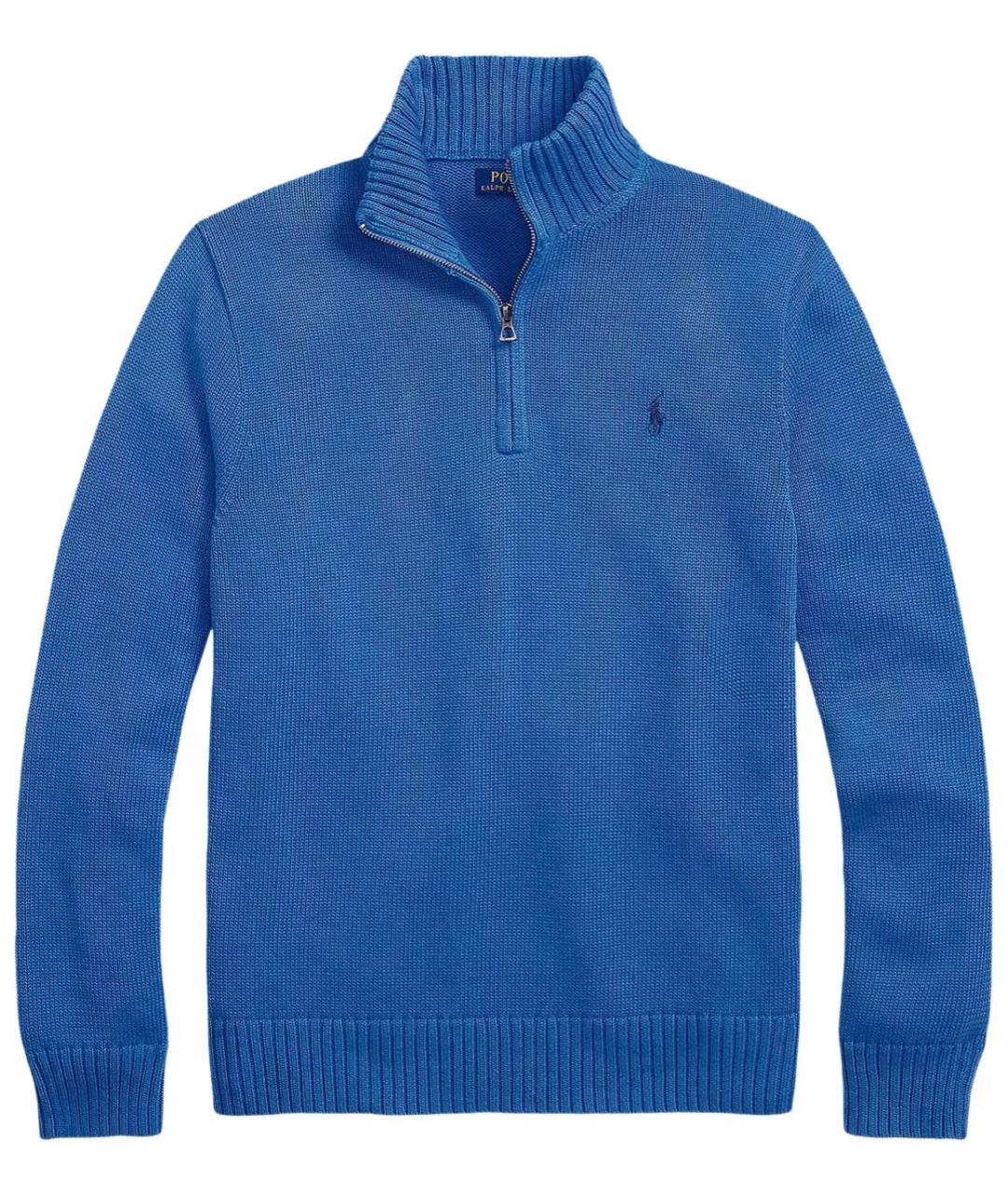 POLO RALPH LAUREN Синий хлопковый джемпер / свитер, фото 5