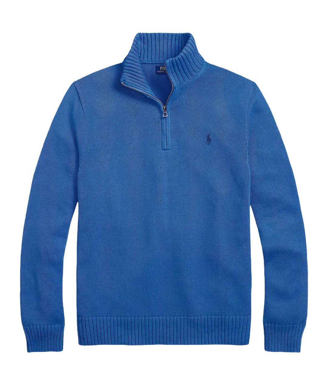 POLO RALPH LAUREN Синий хлопковый джемпер / свитер, фото 6