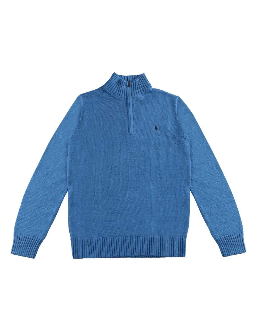 POLO RALPH LAUREN Синий хлопковый джемпер / свитер, фото 3