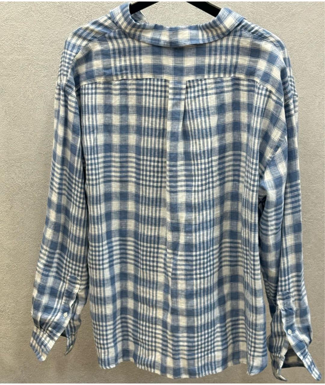 POLO RALPH LAUREN Голубая льняная рубашка, фото 2