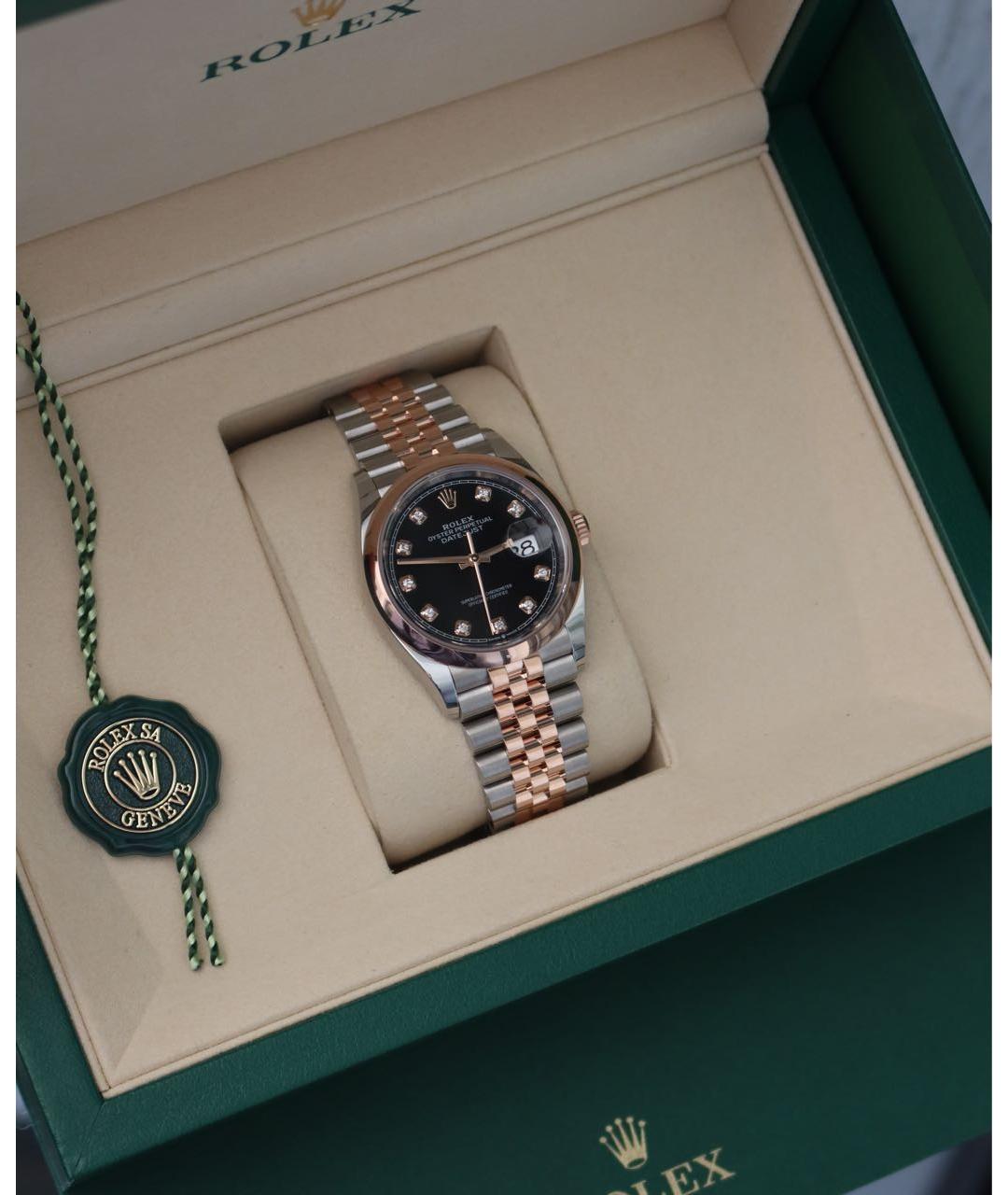 ROLEX Часы из розового золота, фото 5
