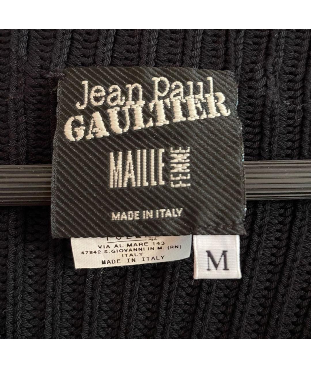 JEAN PAUL GAULTIER Черный вискозный джемпер / свитер, фото 3