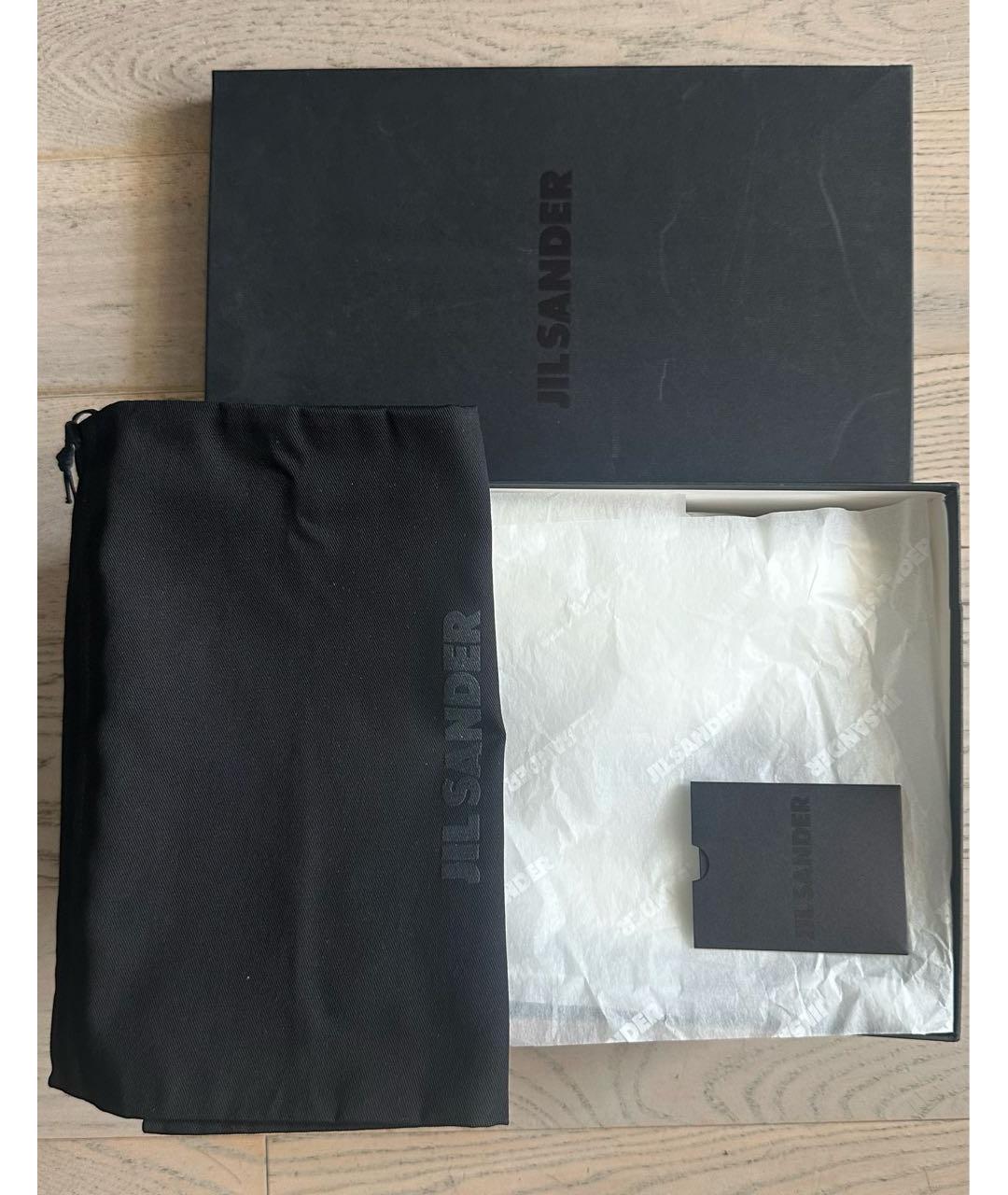 JIL SANDER Белые кожаные кеды, фото 4