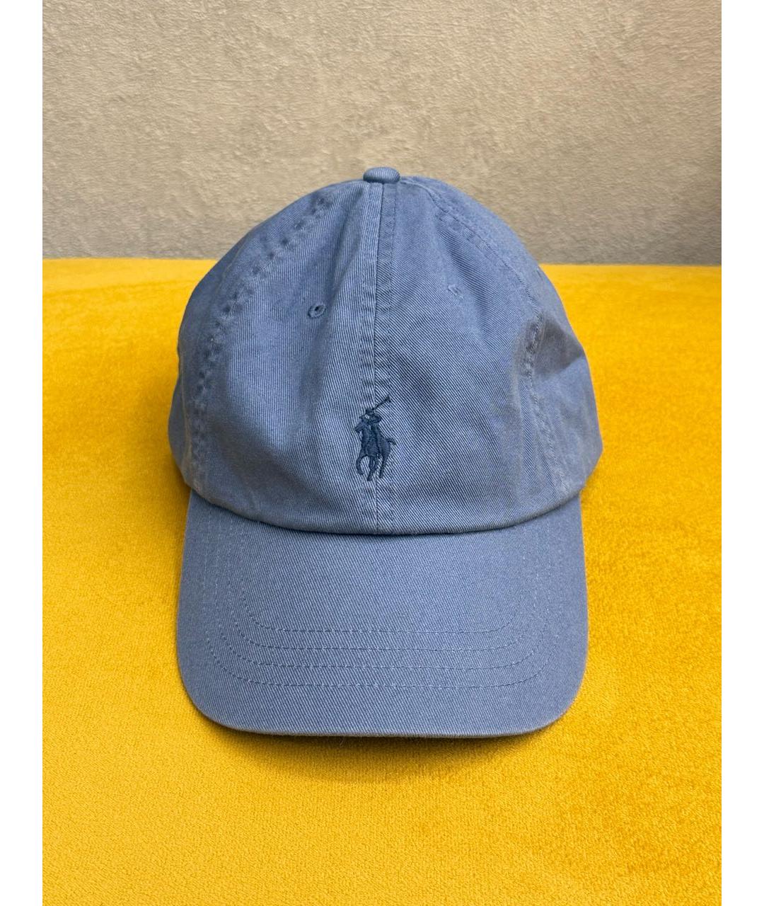 POLO RALPH LAUREN Синяя хлопковая кепка, фото 8