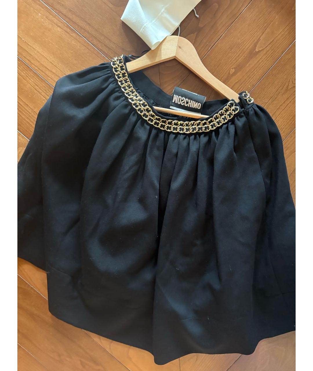 BOUTIQUE MOSCHINO Голубой вискозный костюм с юбками, фото 2