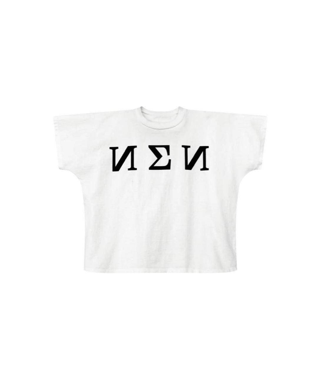 YEEZY Белая хлопковая футболка, фото 3