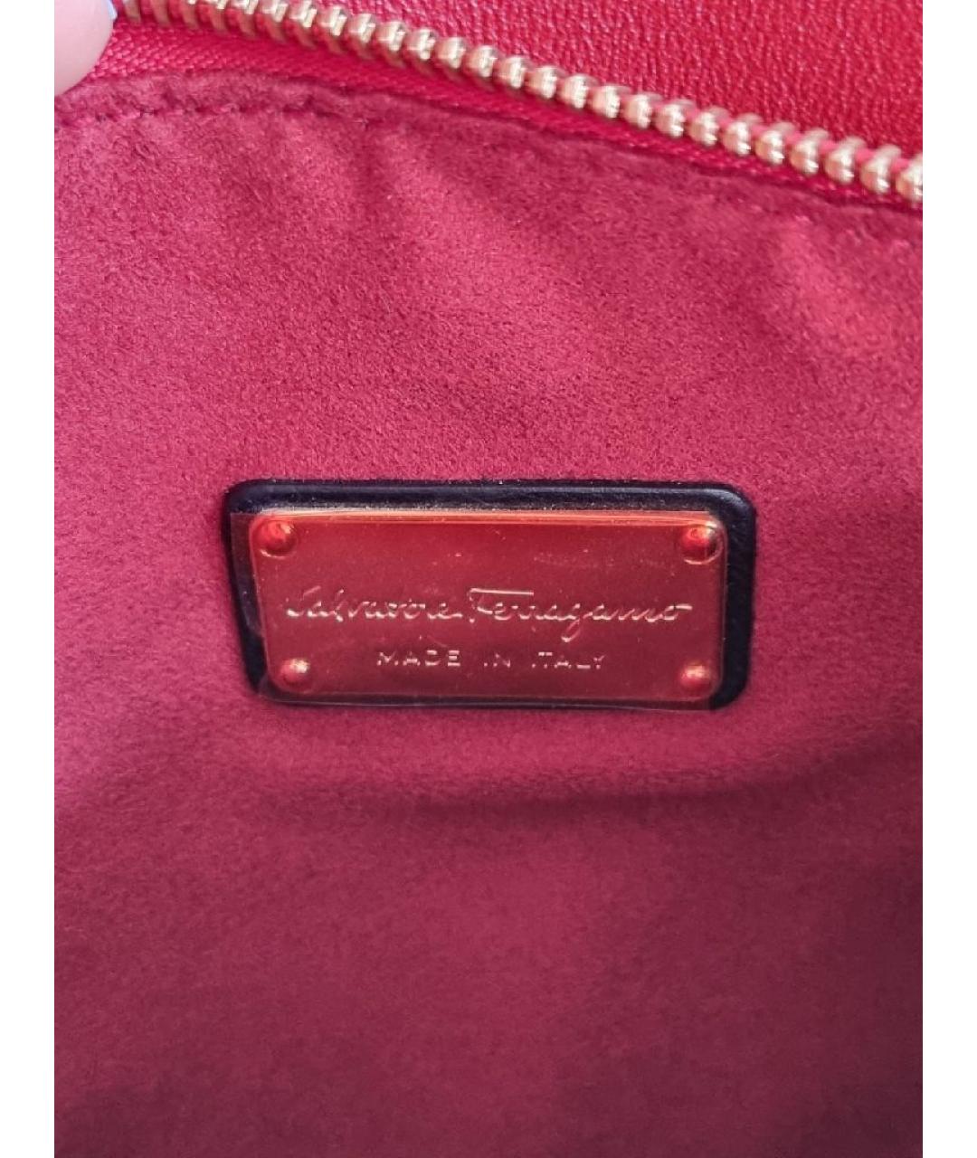 FERRAGAMO Коричневая сумка с короткими ручками, фото 7