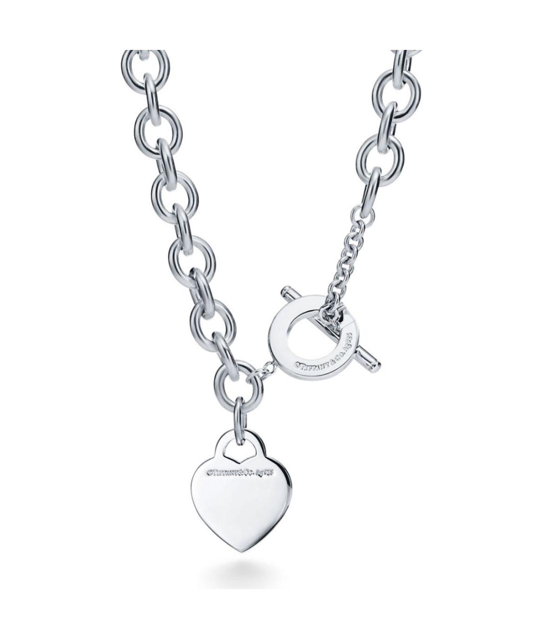 TIFFANY&CO Серебряное серебряное колье, фото 3