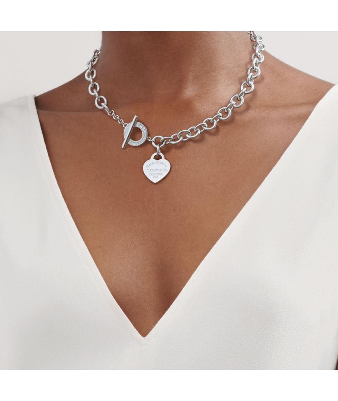 TIFFANY&CO Серебряное серебряное колье, фото 2