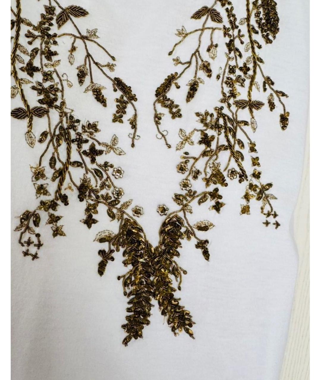 ALEXANDER MCQUEEN Белая хлопковая майка, фото 3