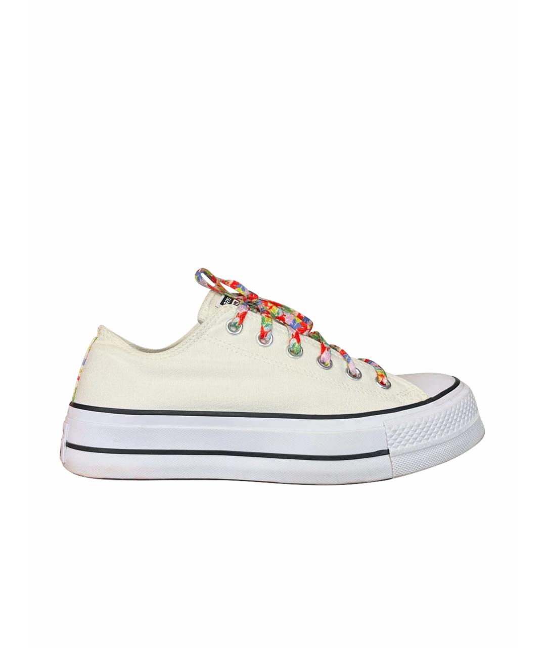 CONVERSE Белые текстильные кеды, фото 1