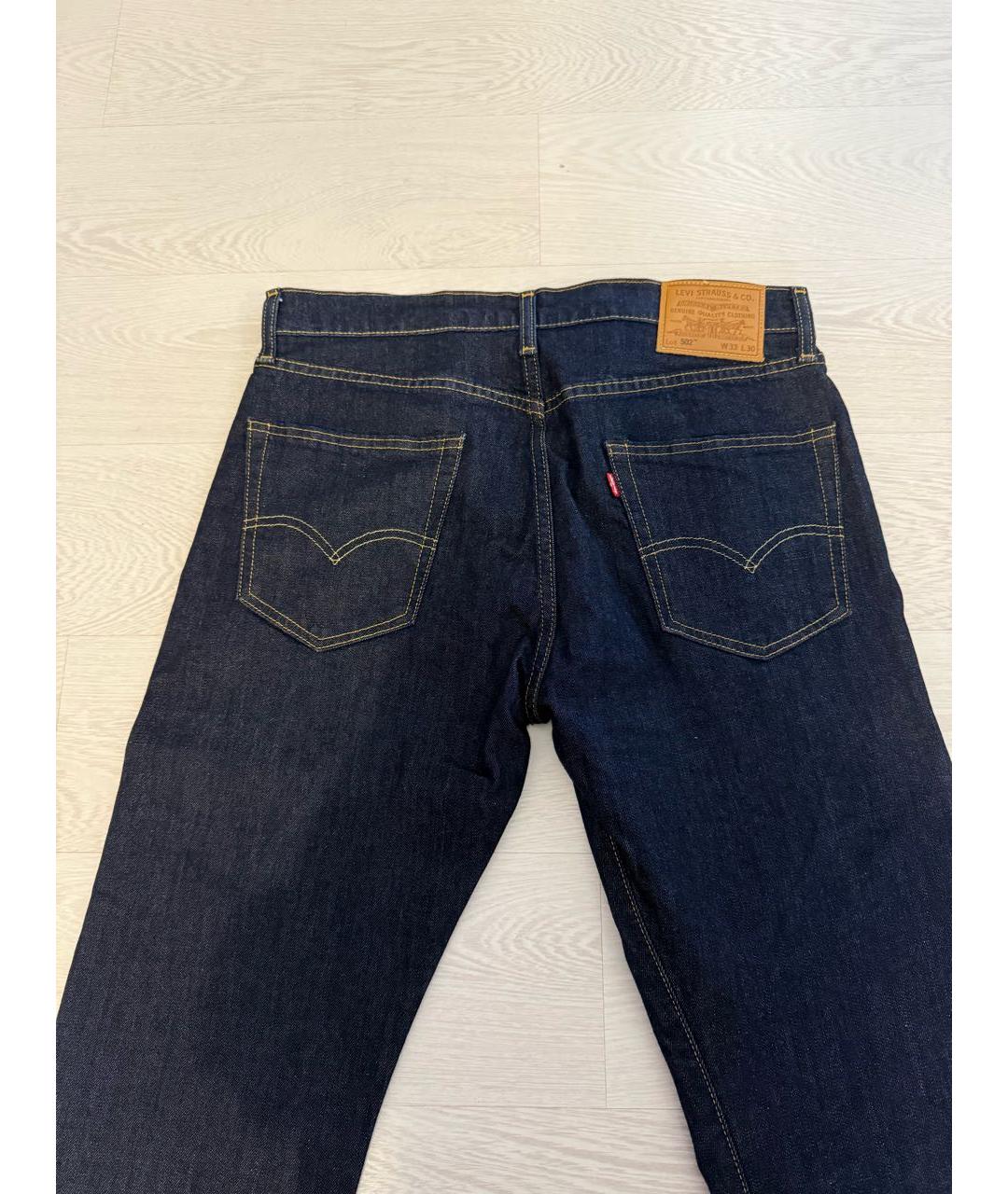 LEVI'S Темно-синие прямые джинсы, фото 4