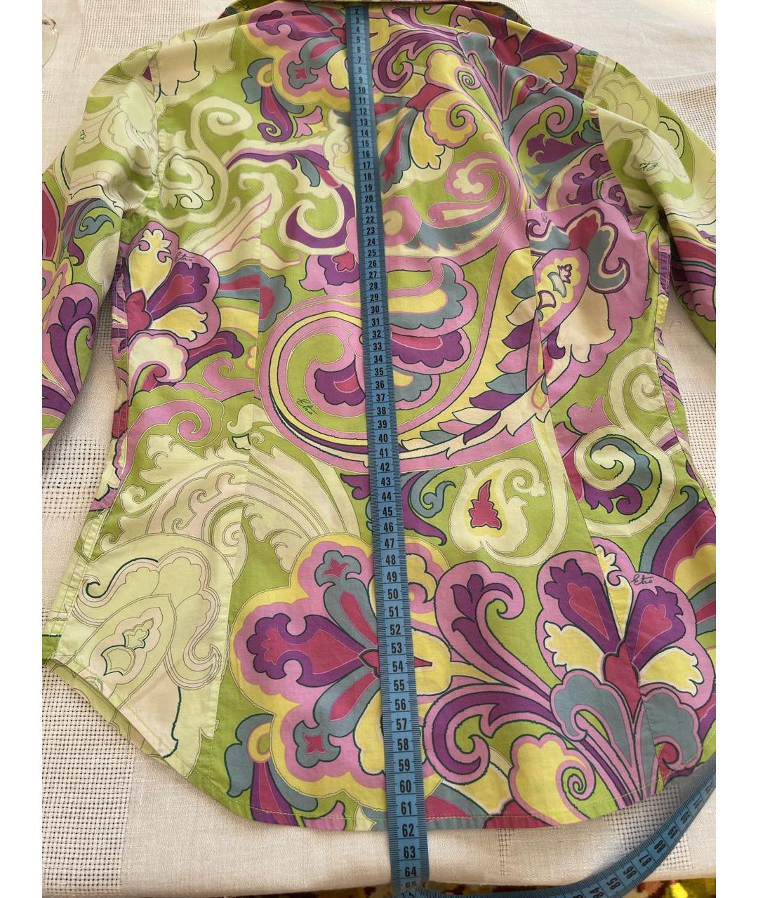 ETRO Мульти хлопковая рубашка, фото 8