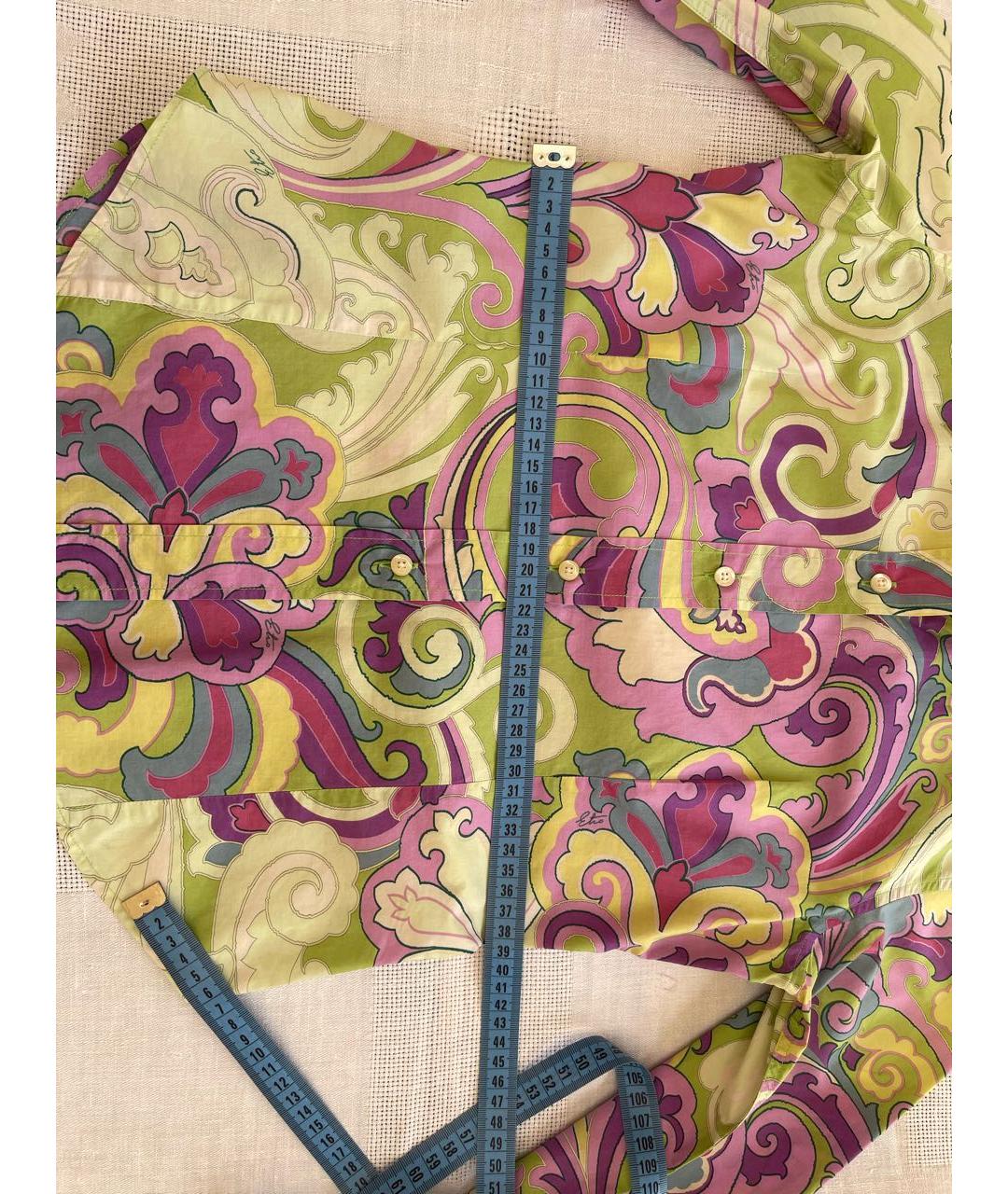 ETRO Мульти хлопковая рубашка, фото 7
