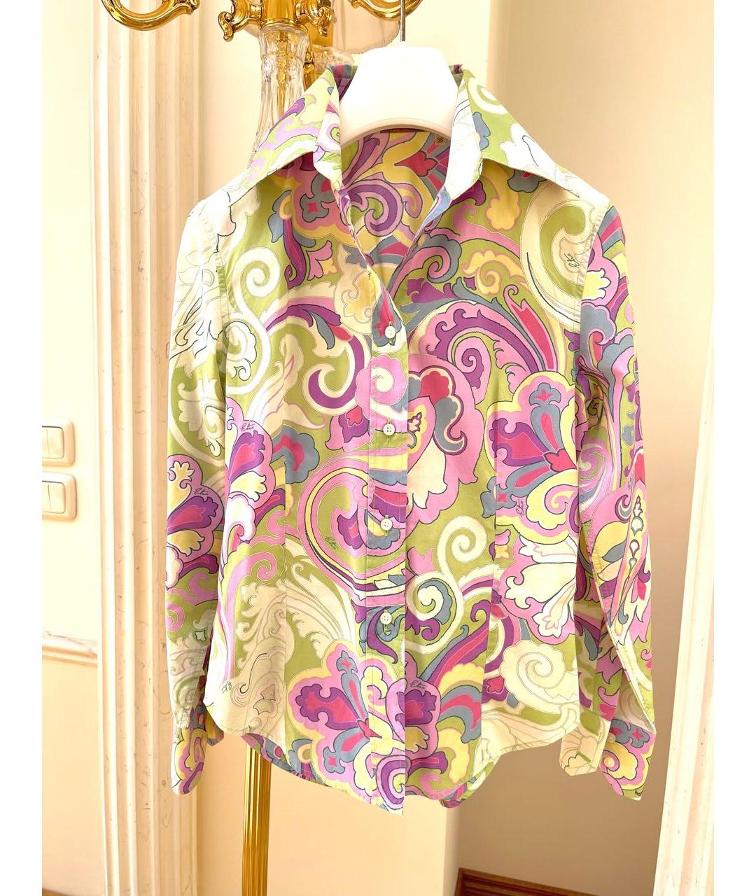 ETRO Мульти хлопковая рубашка, фото 4