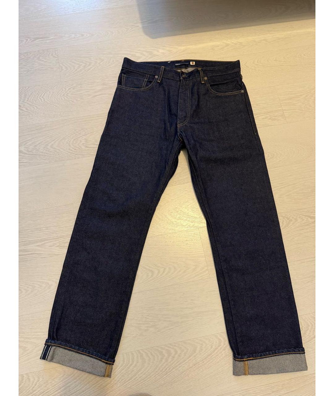 LEVI'S Темно-синие прямые джинсы, фото 4