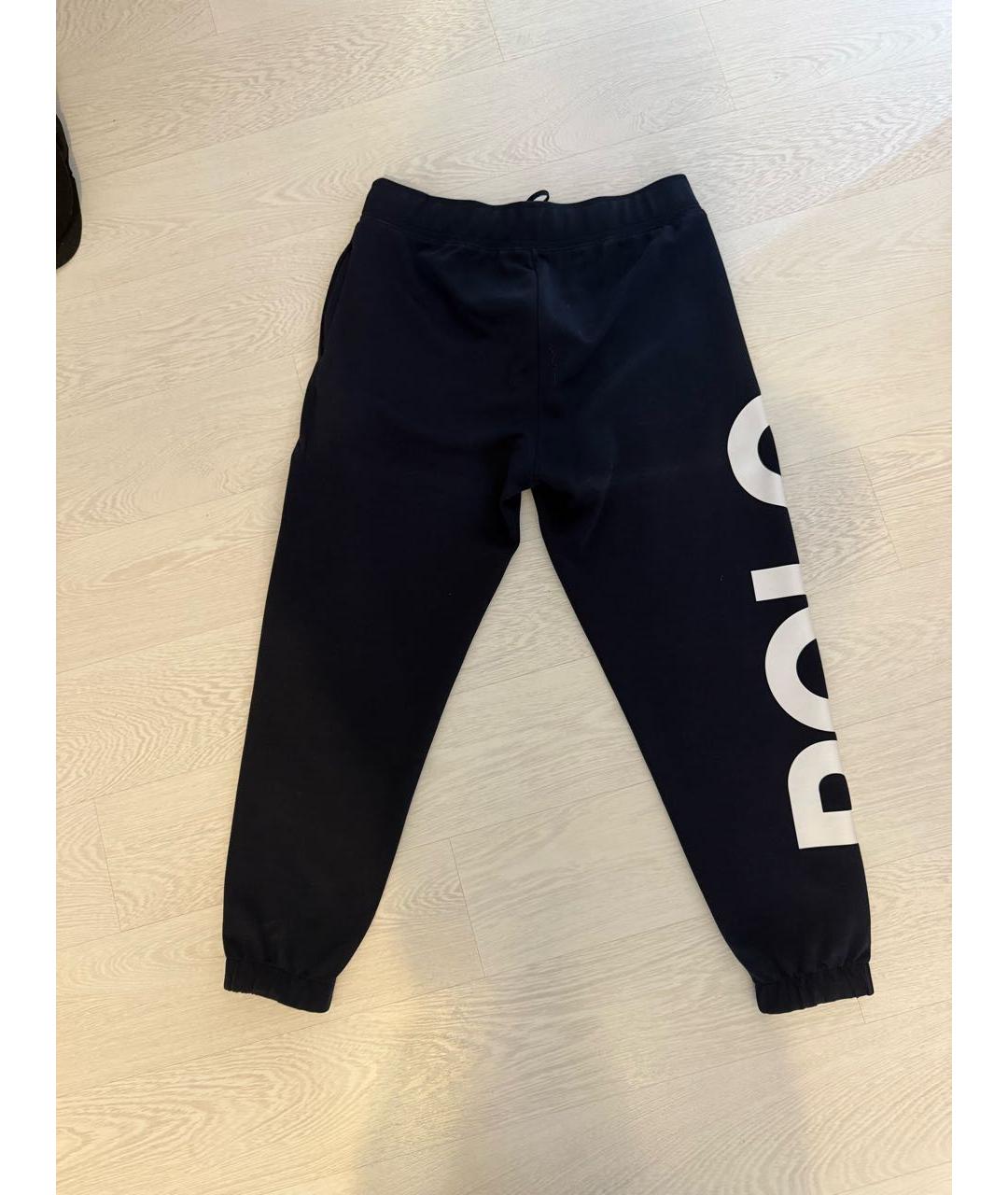 POLO RALPH LAUREN Темно-синие хлопковые повседневные брюки, фото 4