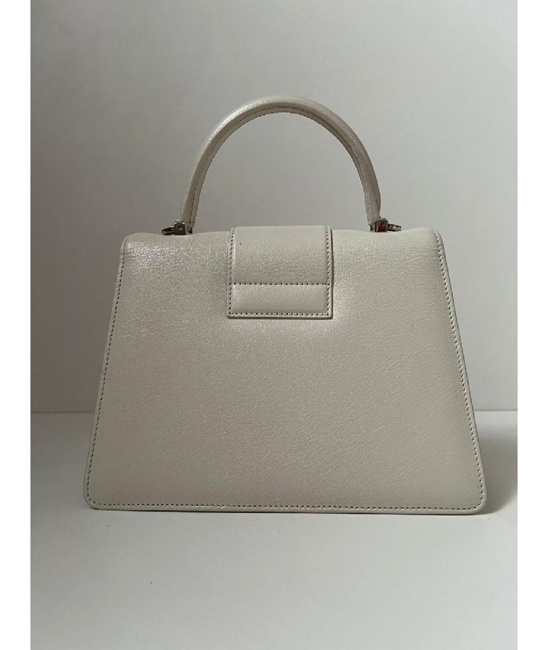 TOM FORD Белая кожаная сумка с короткими ручками, фото 3