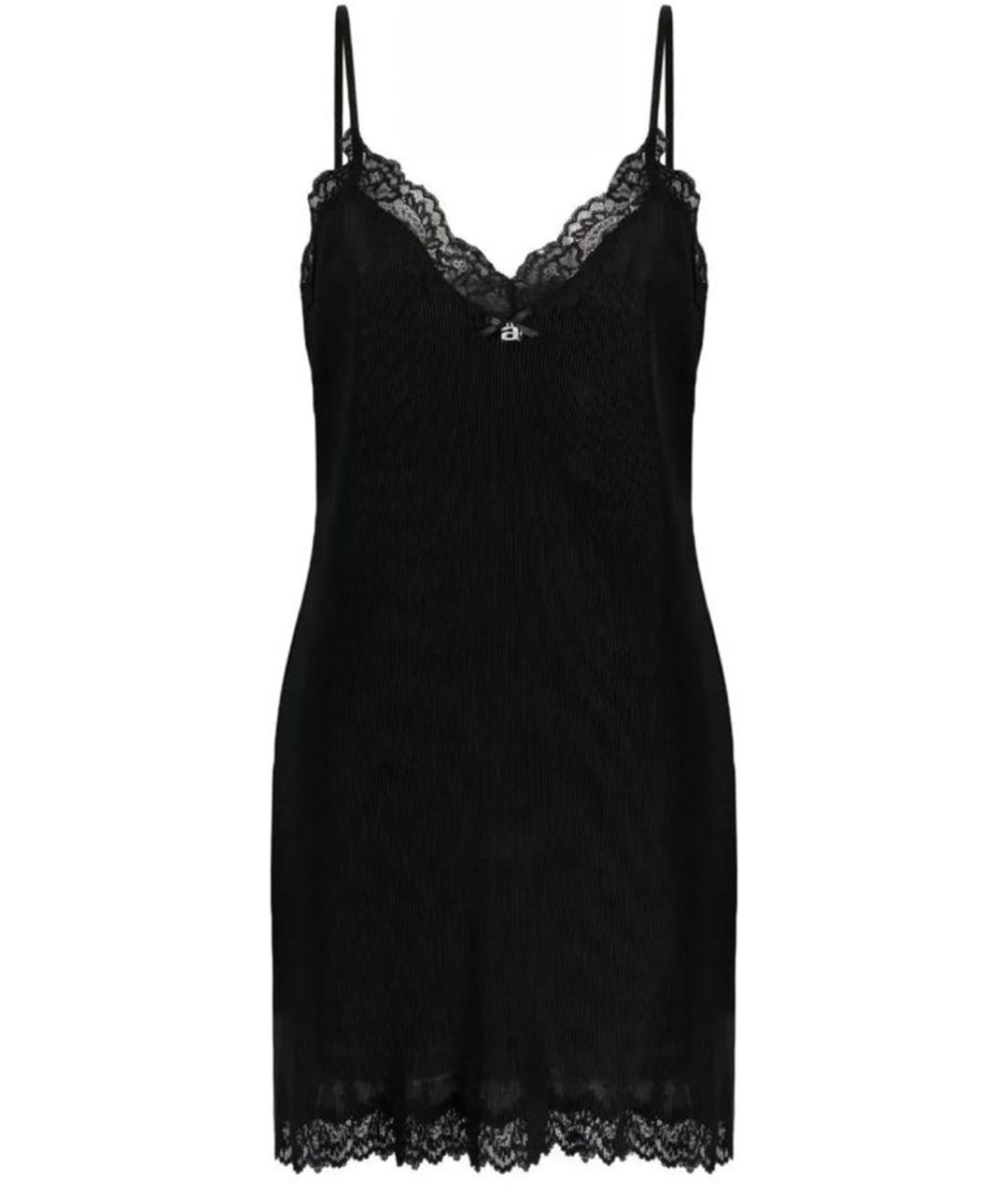 ALEXANDER WANG Черное полиэстеровое коктейльное платье, фото 1