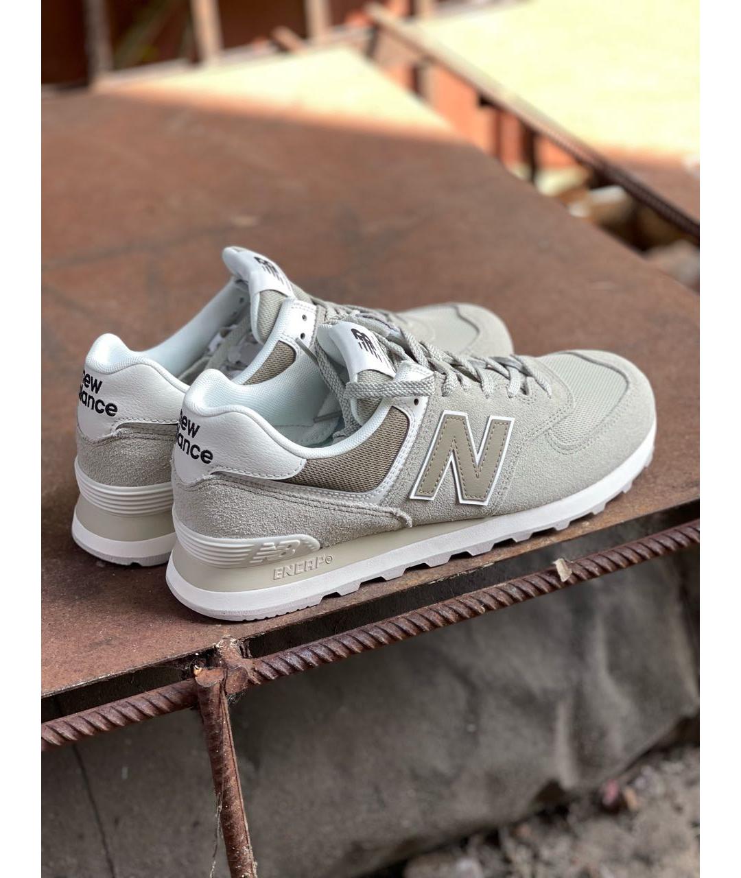 NEW BALANCE Зеленые замшевые кроссовки, фото 8
