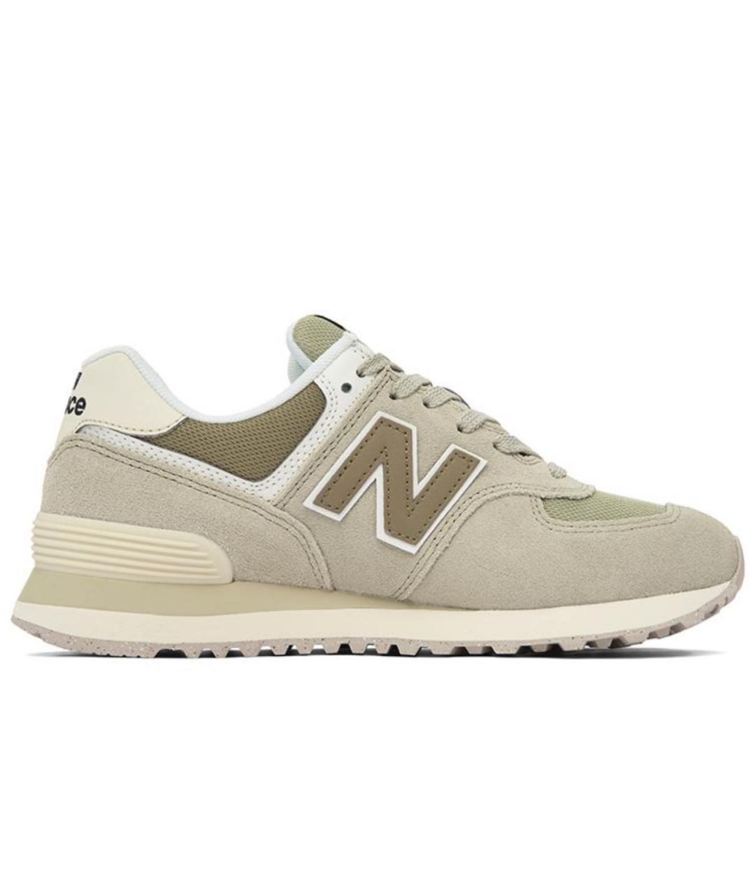 NEW BALANCE Зеленые замшевые кроссовки, фото 9