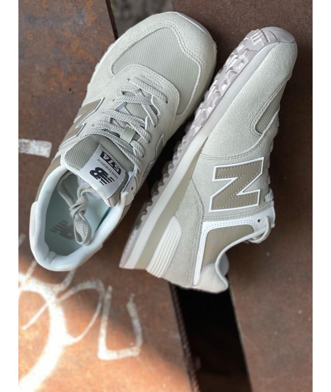 NEW BALANCE Зеленые замшевые кроссовки, фото 6