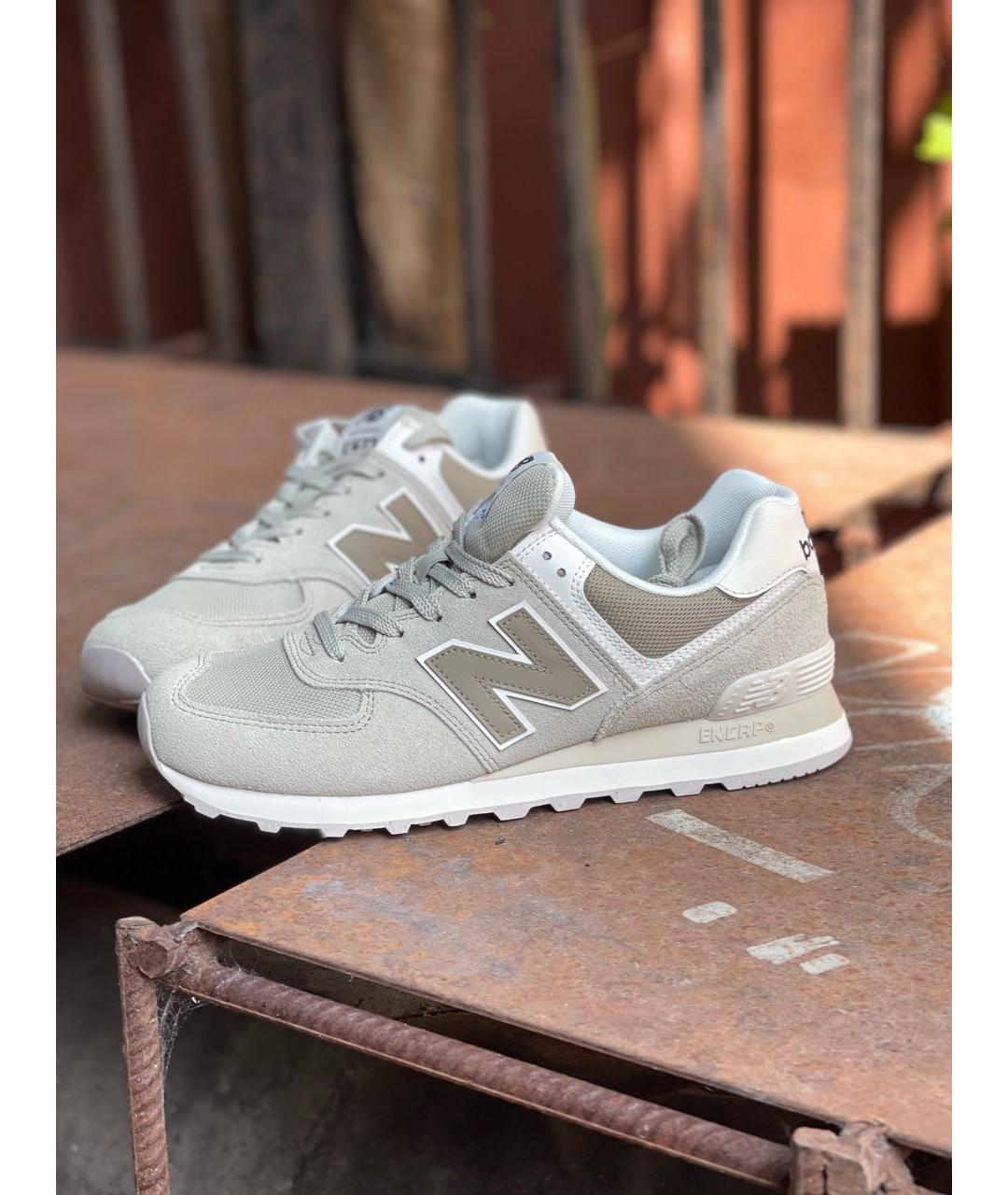 NEW BALANCE Зеленые замшевые кроссовки, фото 2
