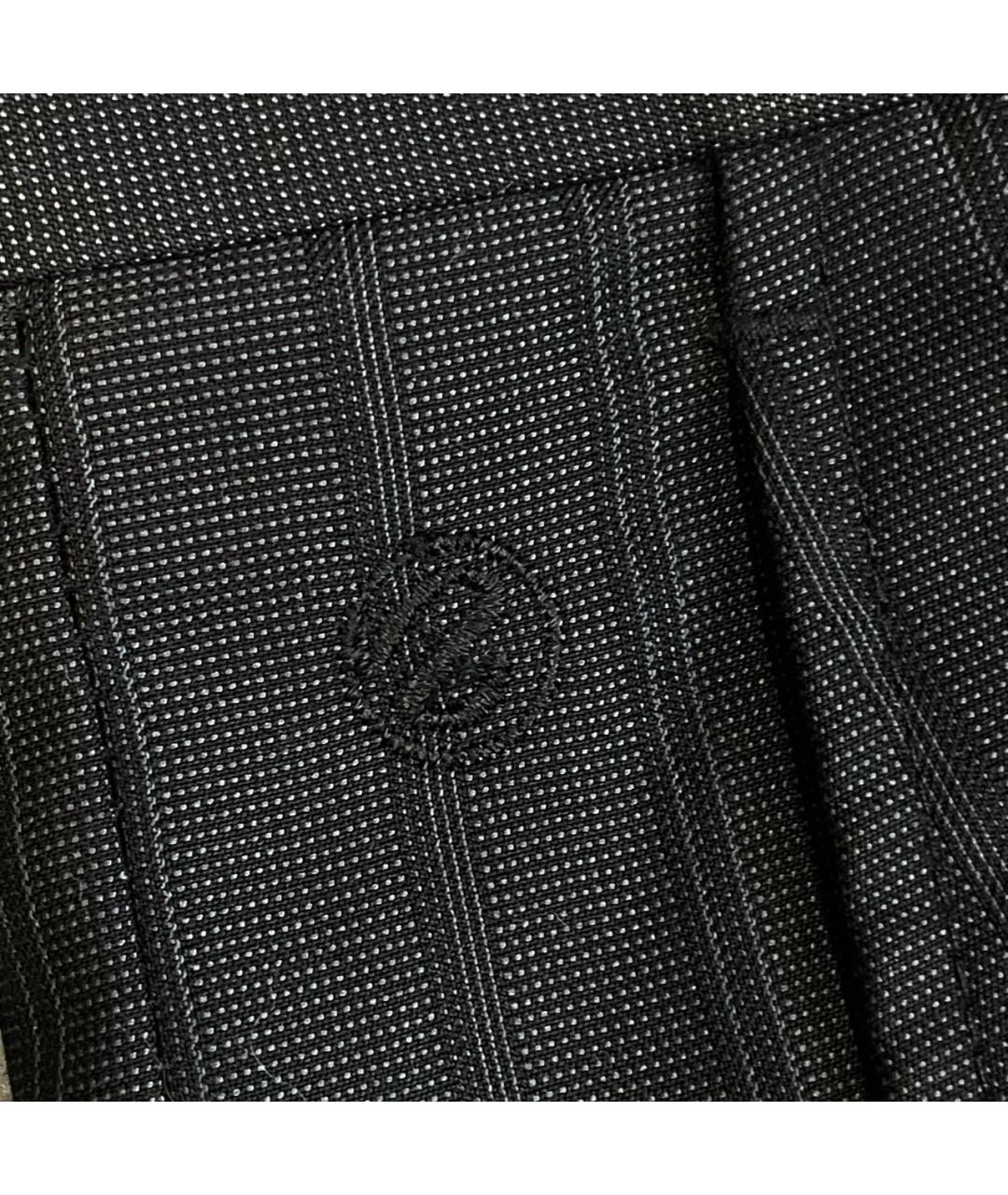 ERMENEGILDO ZEGNA Антрацитовые шерстяные классические брюки, фото 3