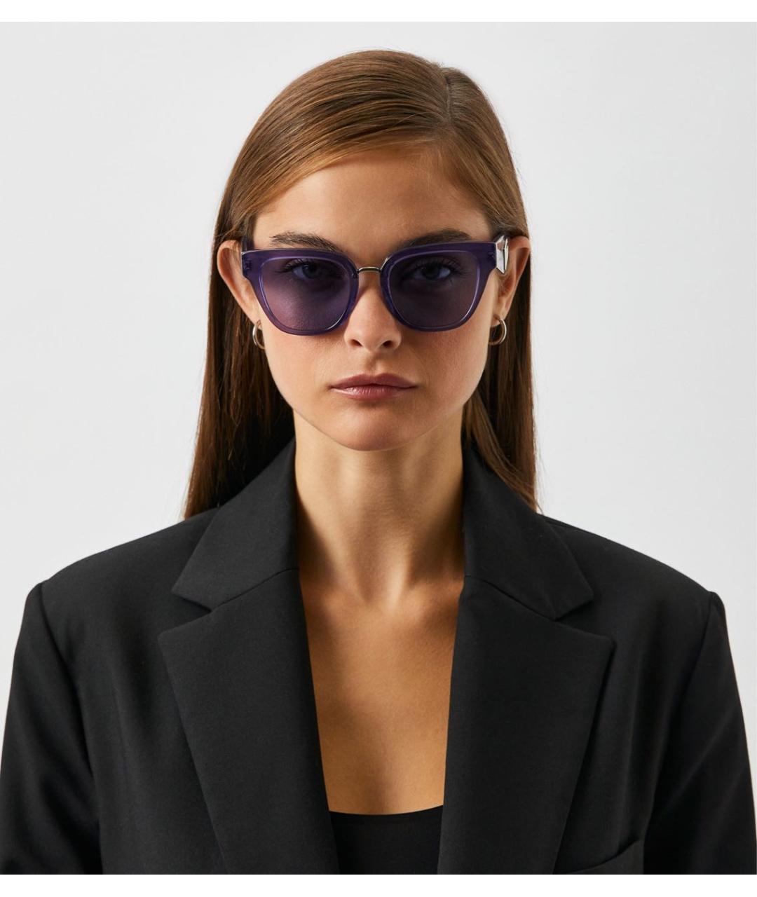 DOLCE&GABBANA Фиолетовые солнцезащитные очки, фото 7