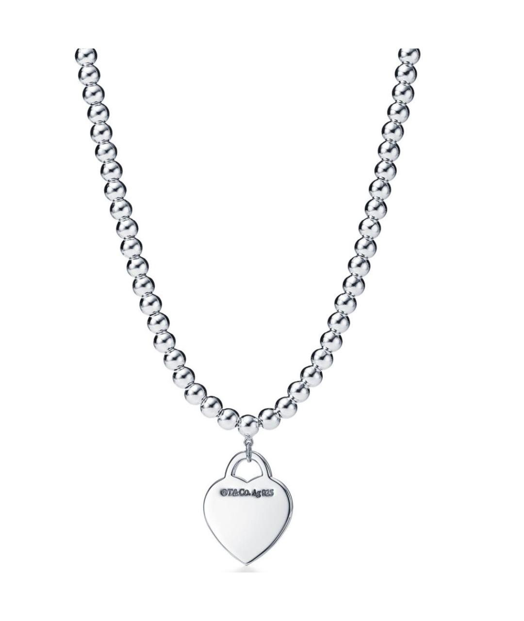 TIFFANY&CO Серебряное серебряное колье, фото 4