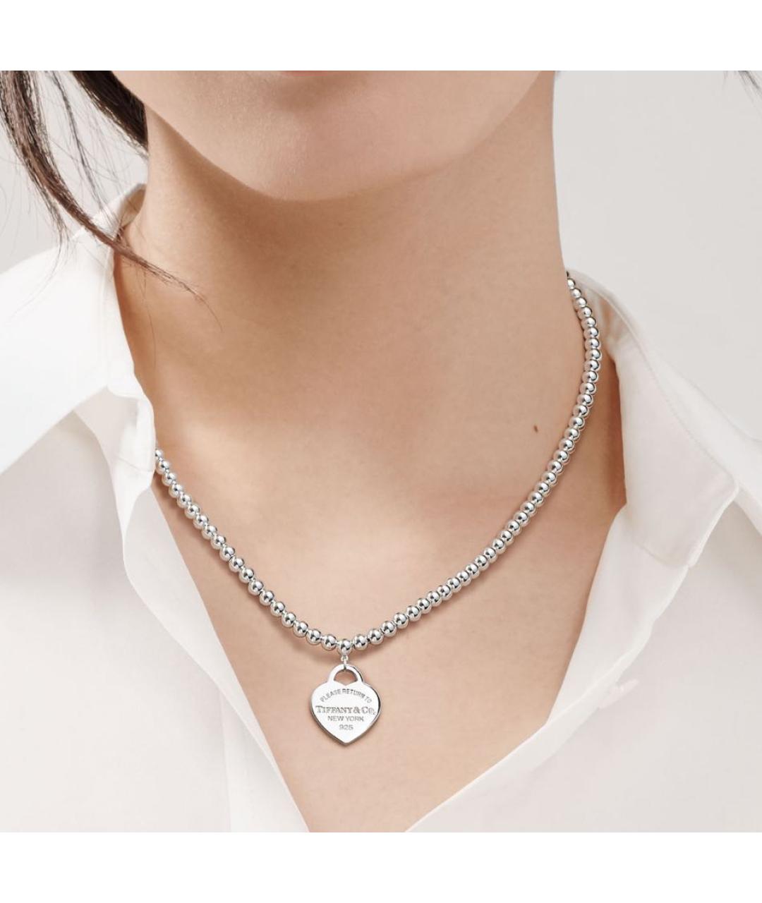 TIFFANY&CO Серебряное серебряное колье, фото 2
