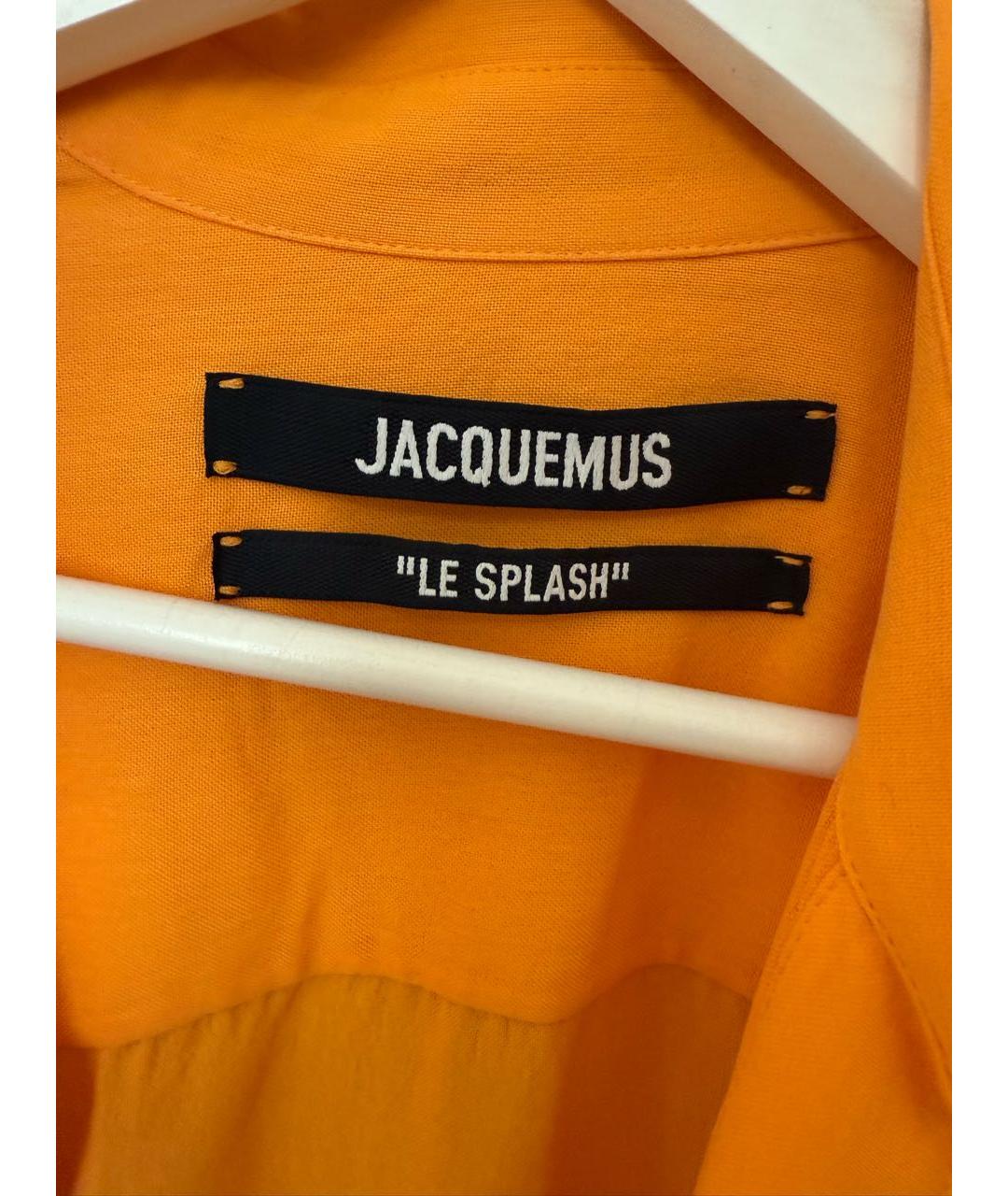 JACQUEMUS Оранжевое платье, фото 6
