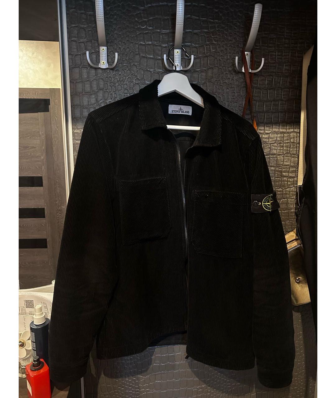 STONE ISLAND Черная куртка, фото 6